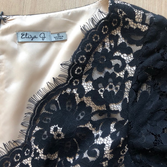 Eliza J lace A-line dress - Picture 3 of 5